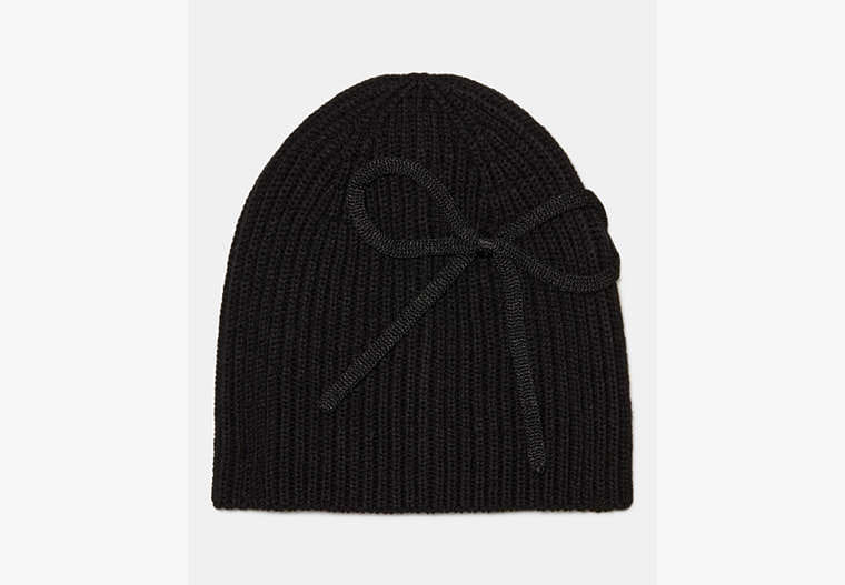 Kate Spade Bow Applique Beanie
