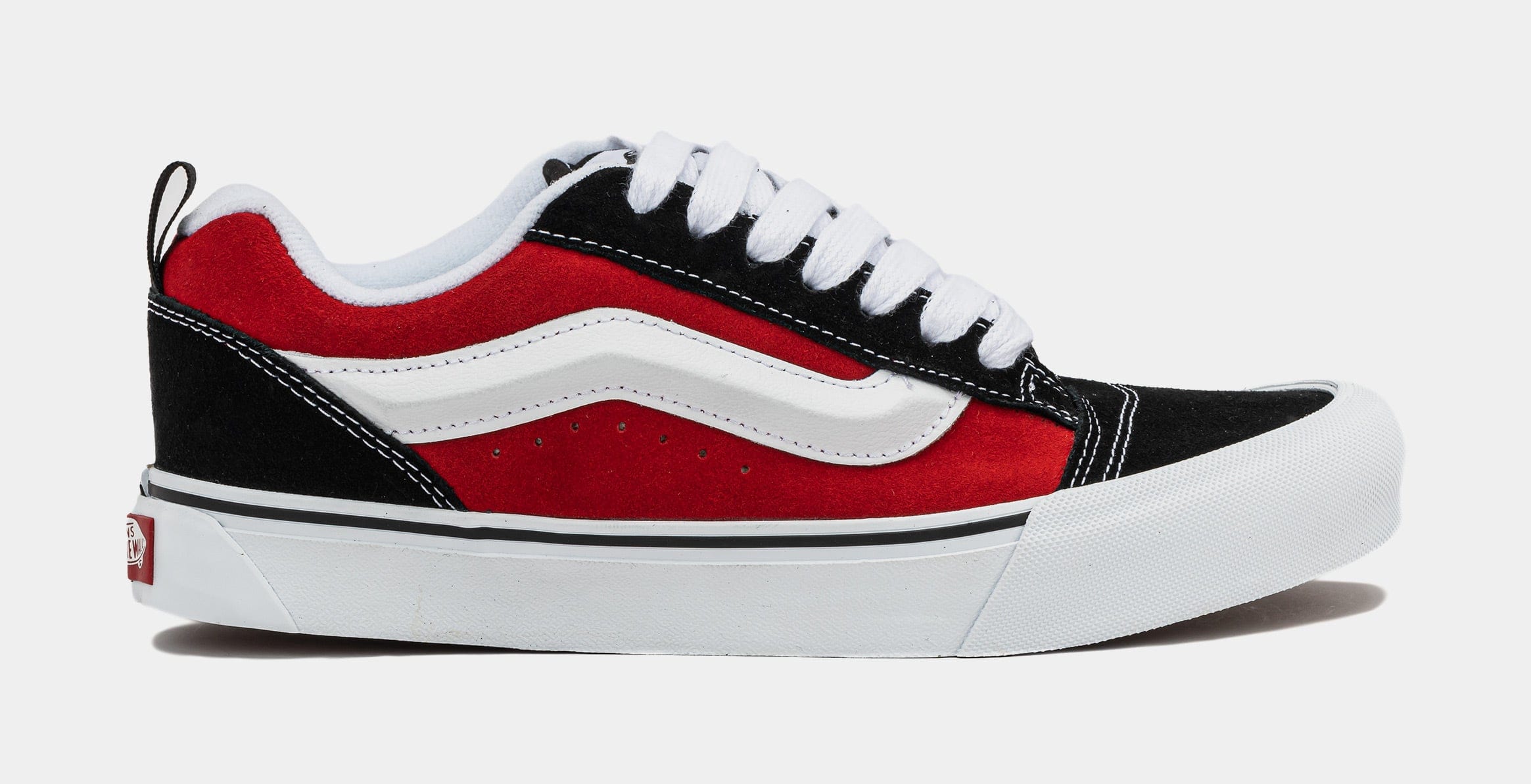 Vans Knu Skool Mens Skate Shoes (Red/White/Black)