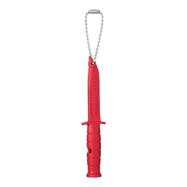 Supreme Ka - Bar Emergency Whistle Keychain Red