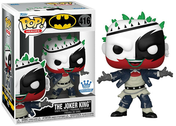 Funko Pop! The Joker King Batman 416 - Funko Shop Exclusive Vinyl Figure in PopShield Protector