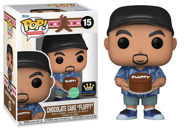 Funko Pop! Chocolate Cake Fluffy Scented, Comedians 15 - Specialty Series Exclusive Vinyl Figure in PopShield Protector
