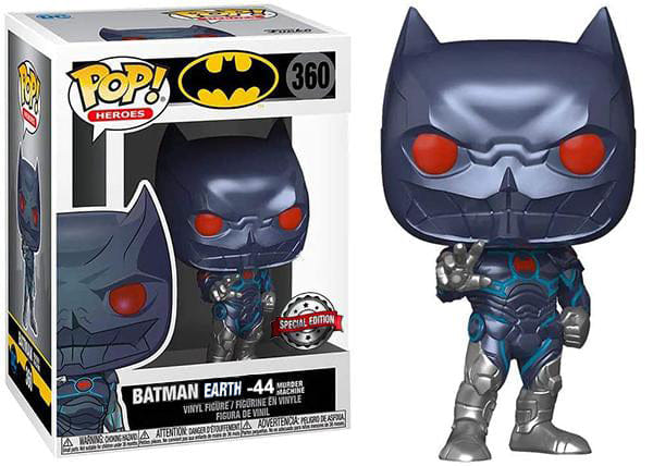 Funko Pop! Batman Earth - 44 Murder Machine 360 - Special Edition Exclusive Vinyl Figure in PopShield Protector