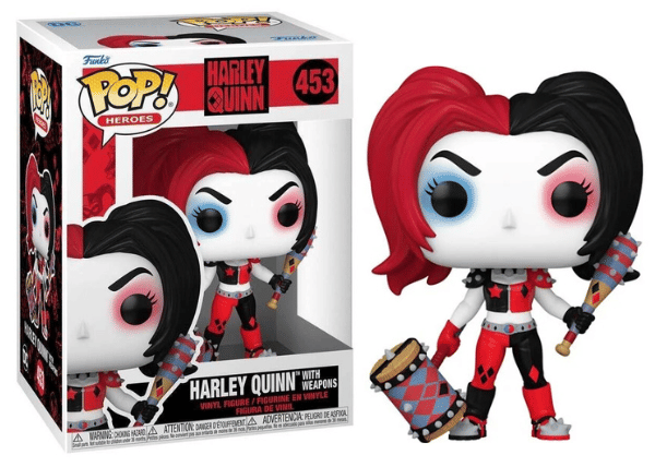 Funko Pop! Harley Quinn with Weapons 453 Vinyl Figure in PopShield Protector