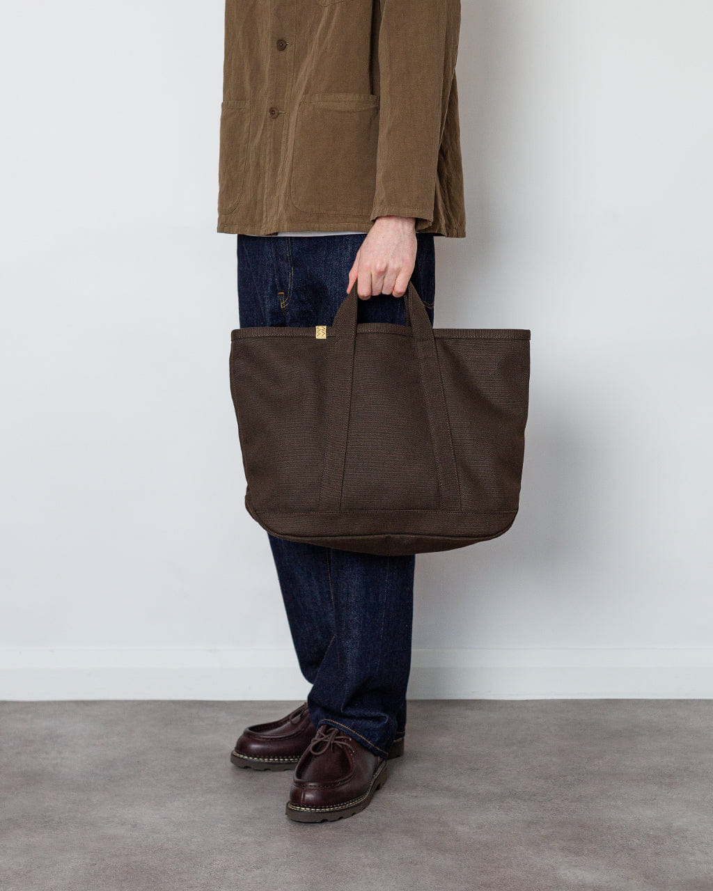 Visvim Canvas Rime Tote M - Charcoal