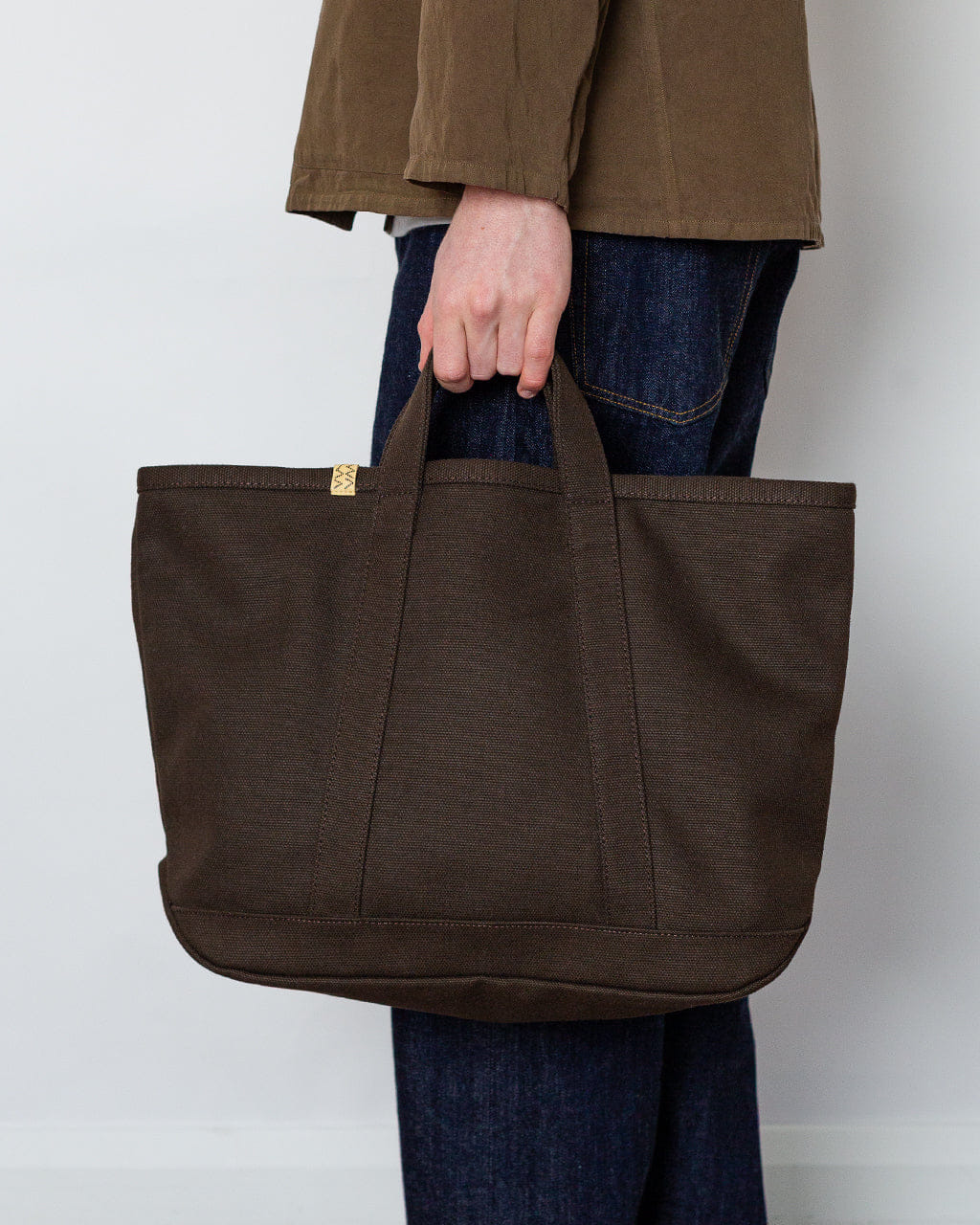 Visvim Canvas Rime Tote M - Charcoal