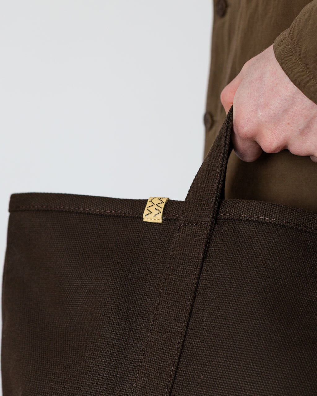 Visvim Canvas Rime Tote M - Charcoal