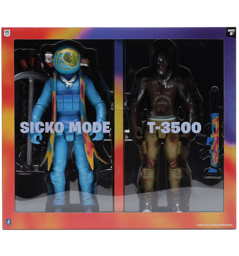 Travis Scott Cactus Jack Fortnite 12" Action Figure Duo Set