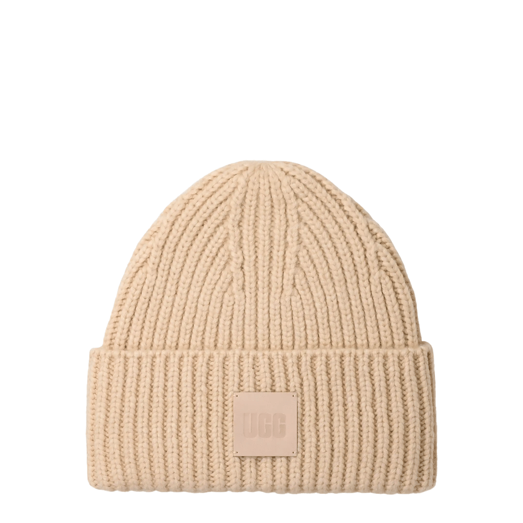 UGG CHUNKY RIB BEANIE CREAM