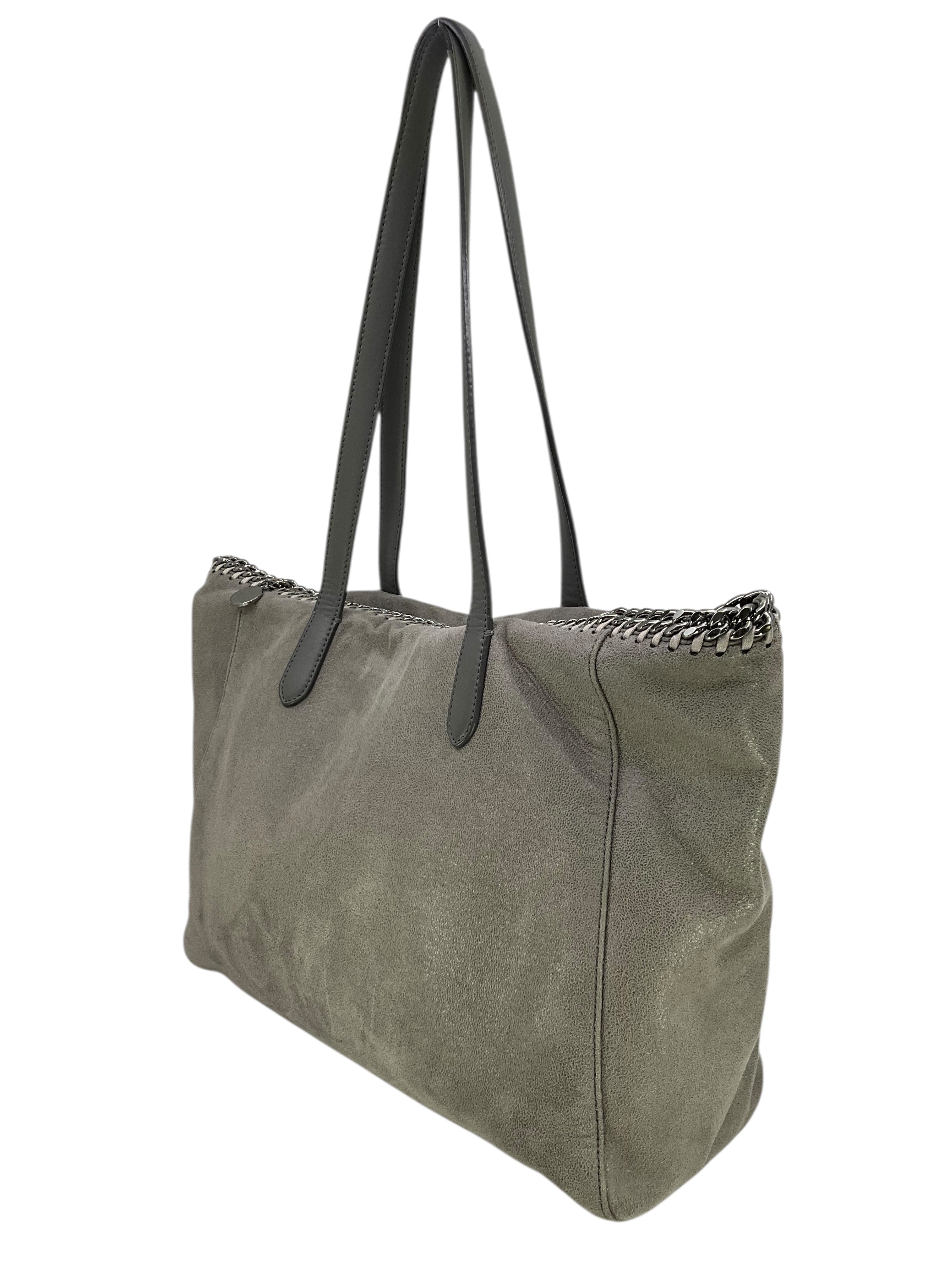 Stella Mccartney Vegan Suede Chain Link Tote