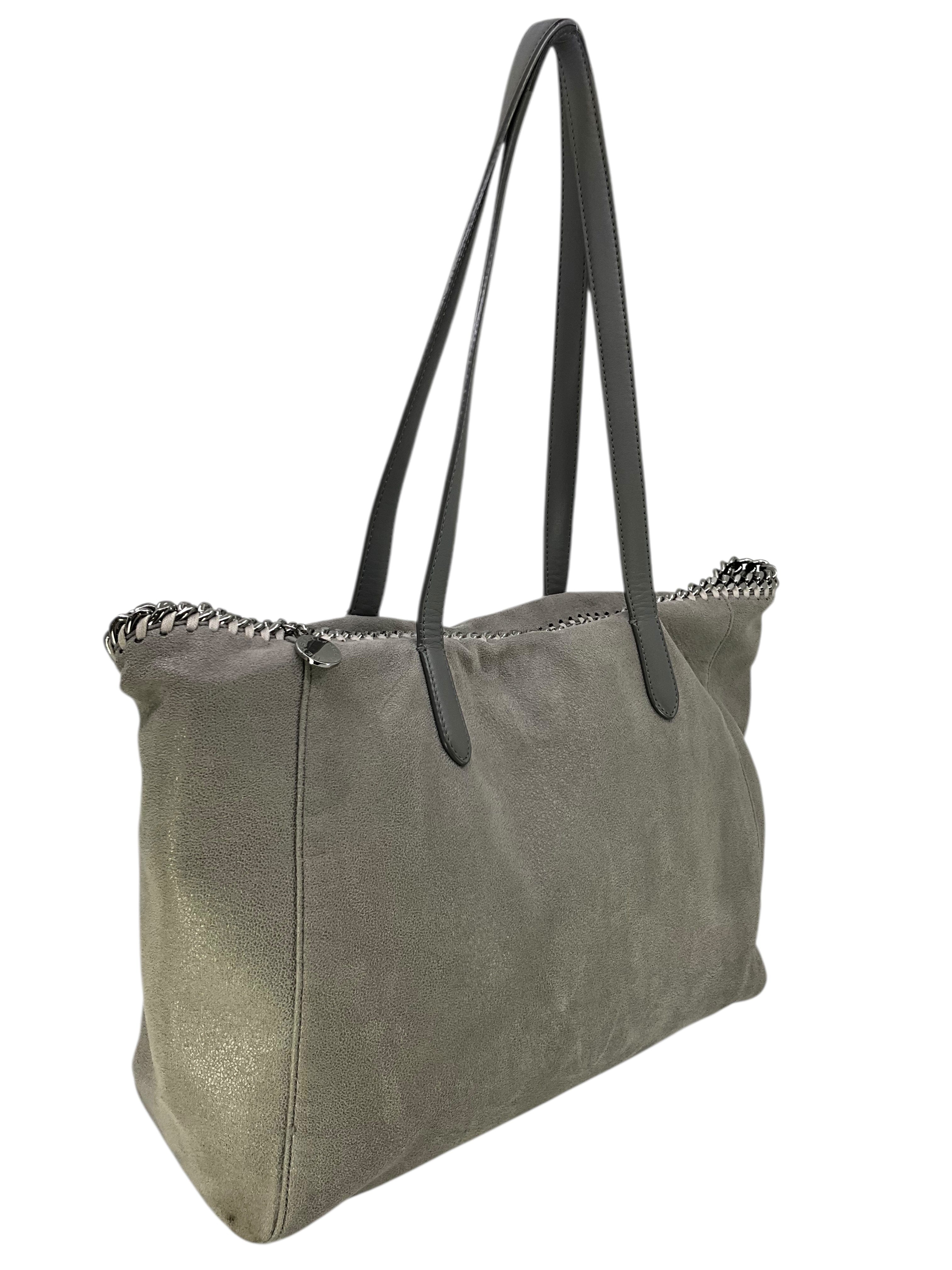 Stella Mccartney Vegan Suede Chain Link Tote