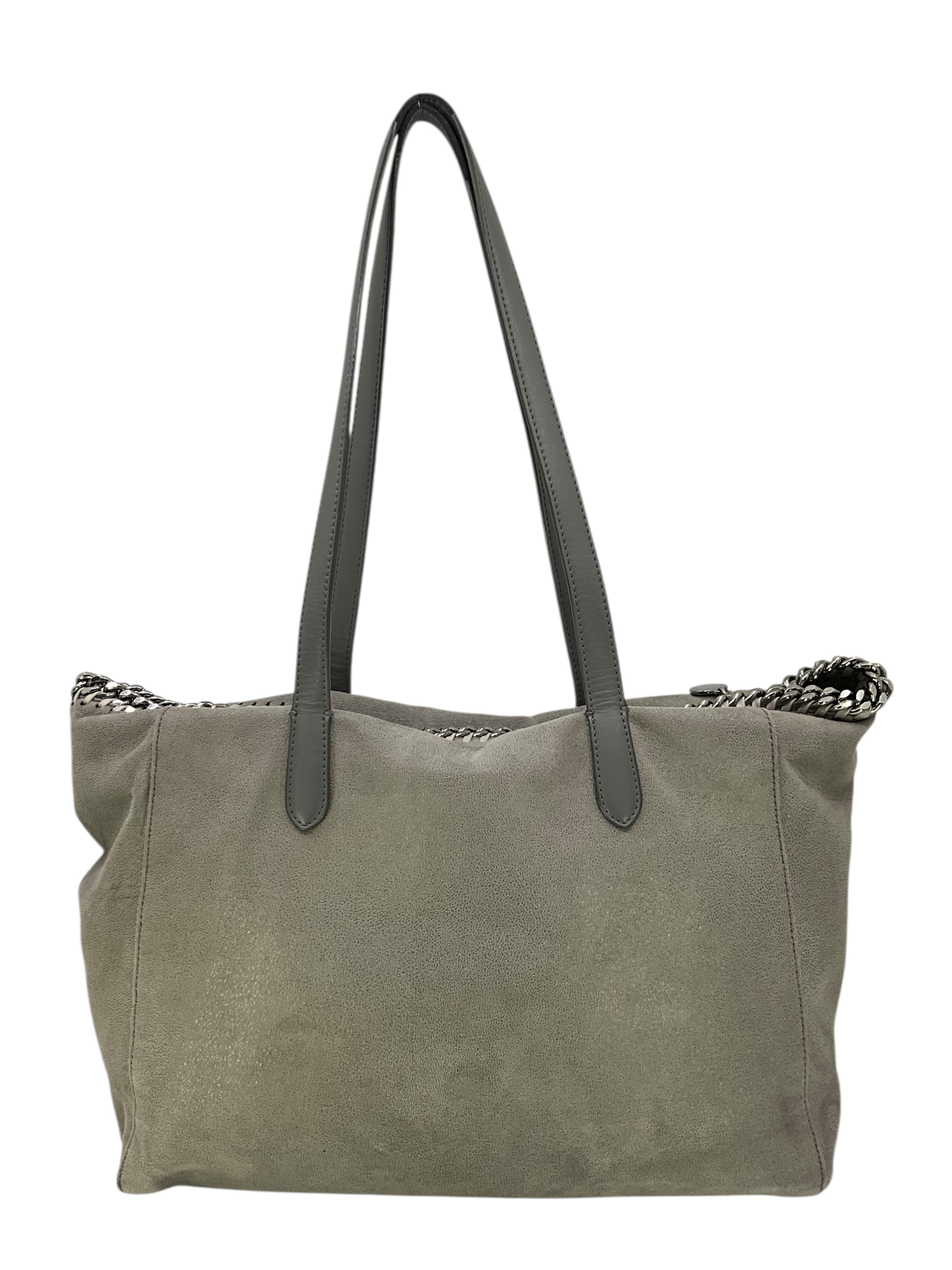 Stella Mccartney Vegan Suede Chain Link Tote