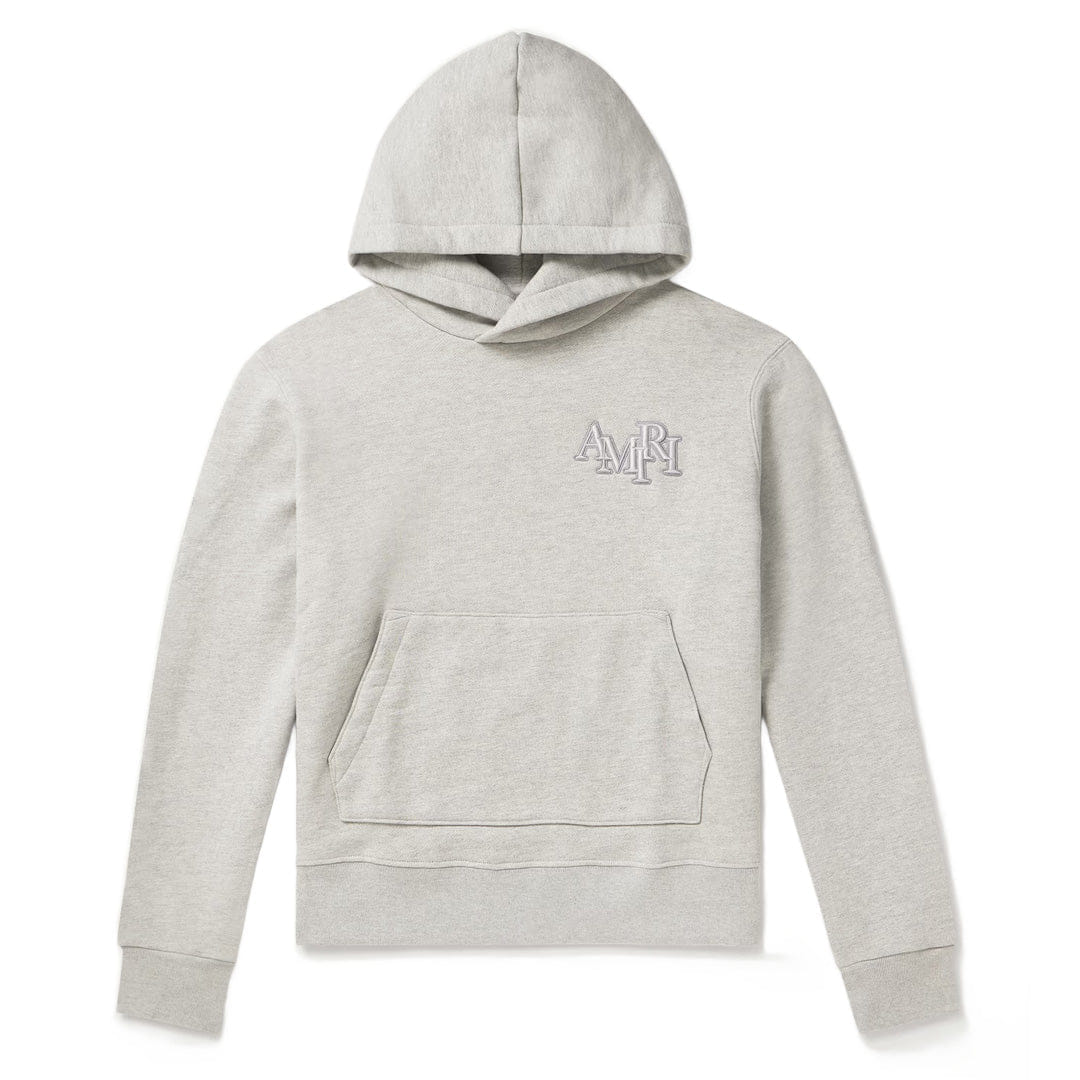 Amiri Staggered Hoodie Grey