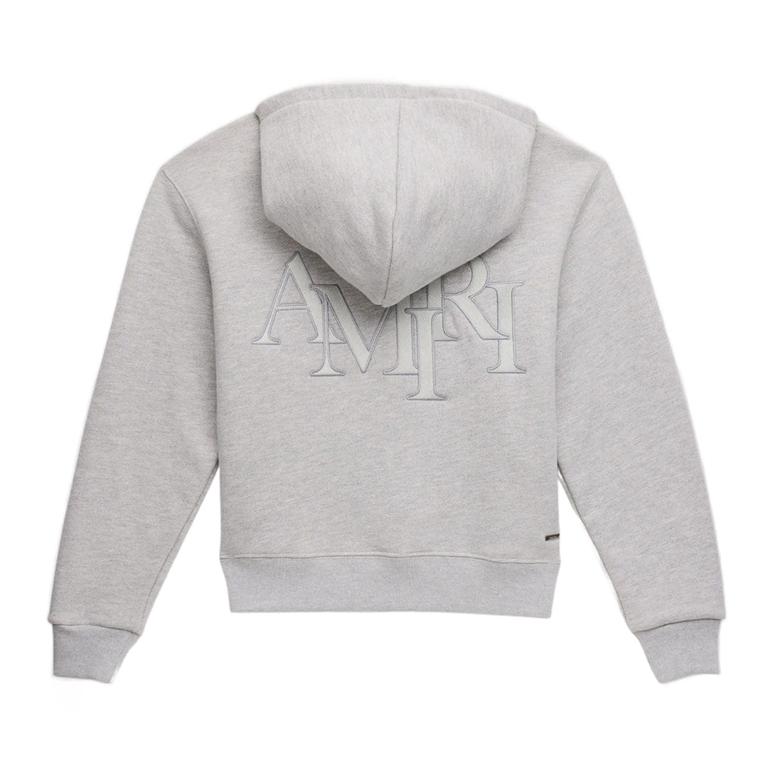 Amiri Staggered Hoodie Grey