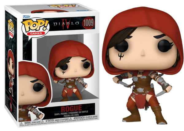 Funko Pop! Rogue, Diablo IV 1009 Vinyl Figure in PopShield Protector