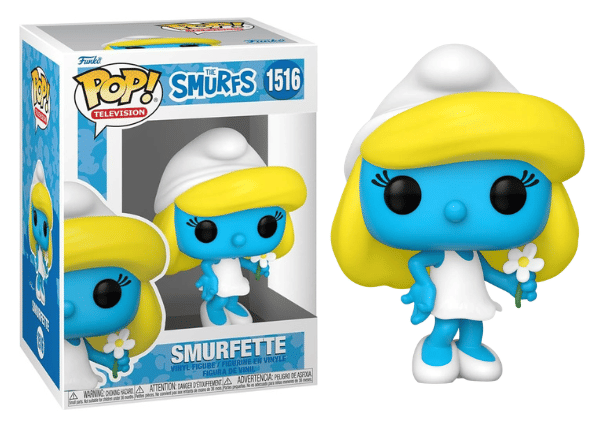 Funko Pop! Smurfette, The Smurfs 1516 Vinyl Figure in PopShield Protector