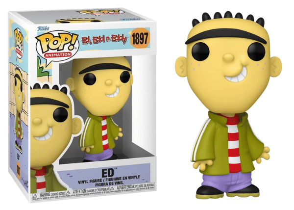 Funko Pop! Ed, Ed Edd n Eddy 1897 Vinyl Figure in PopShield Protector