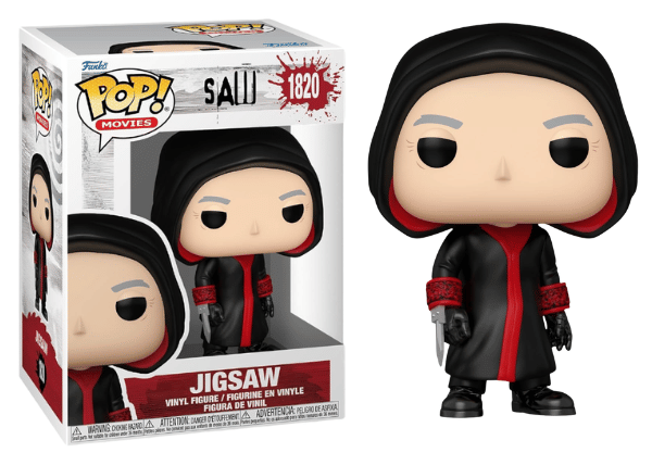 Funko Pop! Jigsaw, Saw 1820 Vinyl Figure in PopShield Protector