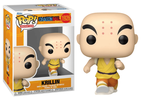 Funko Pop! Krillin, Dragon Ball 1926 Vinyl Figure in PopShield Protector