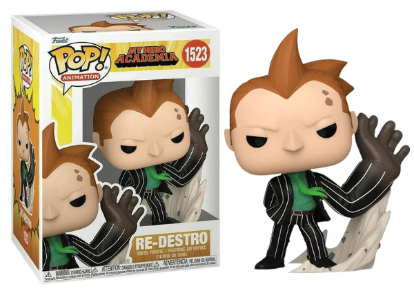 Funko Pop! Re - Destro, My Hero Academia 1523 Vinyl Figure in PopShield Protector