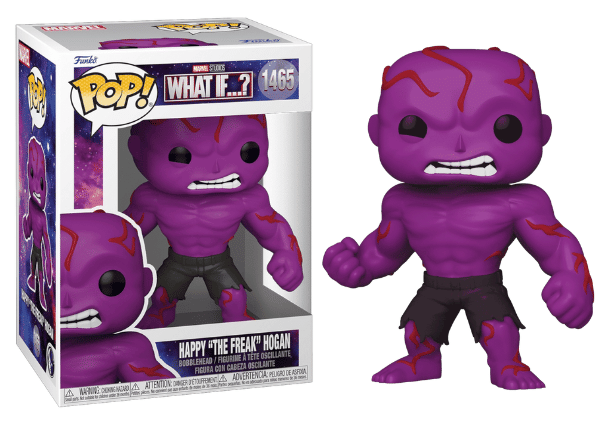 Funko Pop! Happy The Freak Hogan, What If...? #1465 Vinyl Figure in PopShield Protector