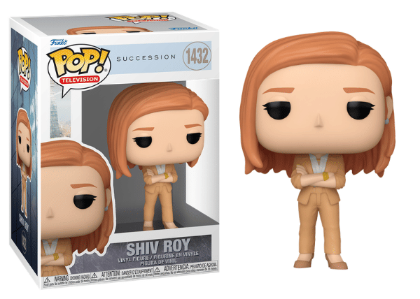Funko Pop! Shiv Roy, Succession 1432 Vinyl Figure in PopShield Protector