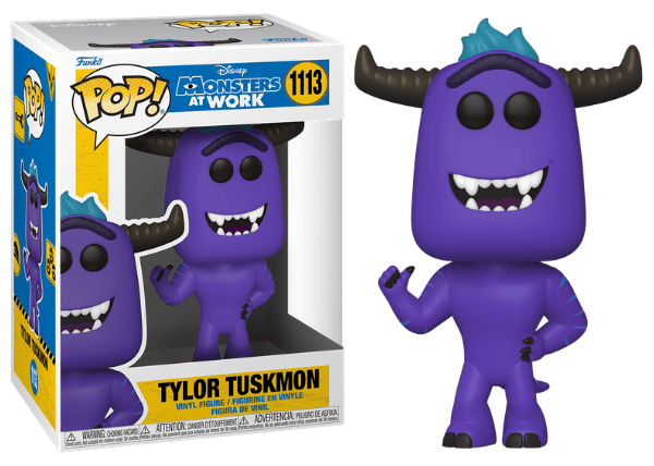 Funko Pop! Tylor Tuskmon, Monsters At Work 1113 Vinyl Figure in PopShield Protector