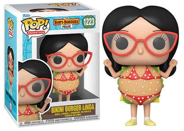 Funko Pop! Bikini Burger Linda Bob's Burgers Movie 1223 Vinyl Figure in PopShield Protector