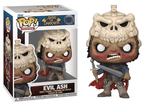 Funko Pop! Evil Ash Army of Darkness 1881 Vinyl Figure in PopShield Protector