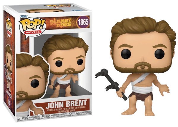 Funko Pop! John Brent Planet of the Apes 1865 Vinyl Figure in PopShield Protector