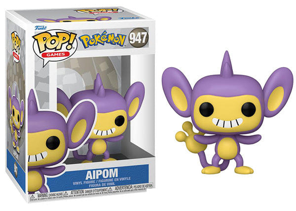 Funko Pop! Aipom Pokémon 947 Vinyl Figure in PopShield Protector