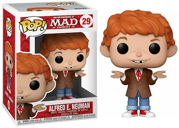 Funko Pop! Alfred E. Neuman MAD Magazine 29 Vinyl Figure in PopShield Protector