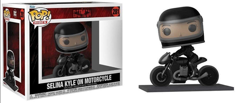 Funko Pop! Selina Kyle on Motorcycle The Batman Movie 281 Vinyl Figure