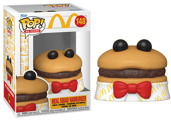 Funko Pop! Meal Squad Hamburger McDonald's, Ad Icons 148 Vinyl Figure in PopShield Protector