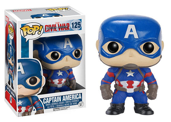 Funko Pop! Captain America Civil War 125 Vinyl Figure in PopShield Protector