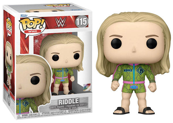 Funko Pop! Riddle WWE 115 Vinyl Figure in PopShield Protector