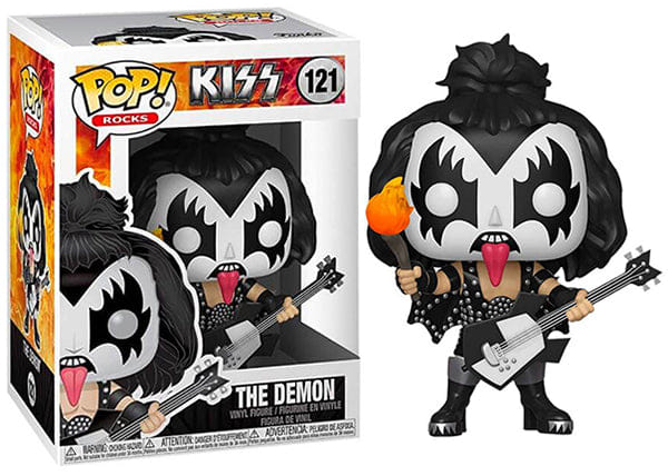 Funko Pop! The Demon KISS 121 Vinyl Figure in PopShield Protector