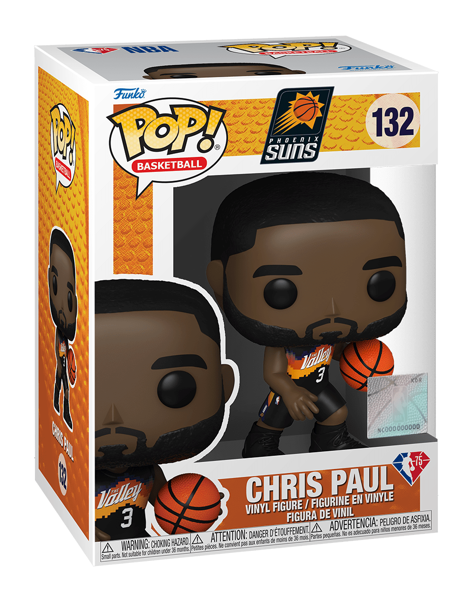 Funko Pop! Chris Paul Phoenix Suns NBA 132 Vinyl Figure in PopShield Protector