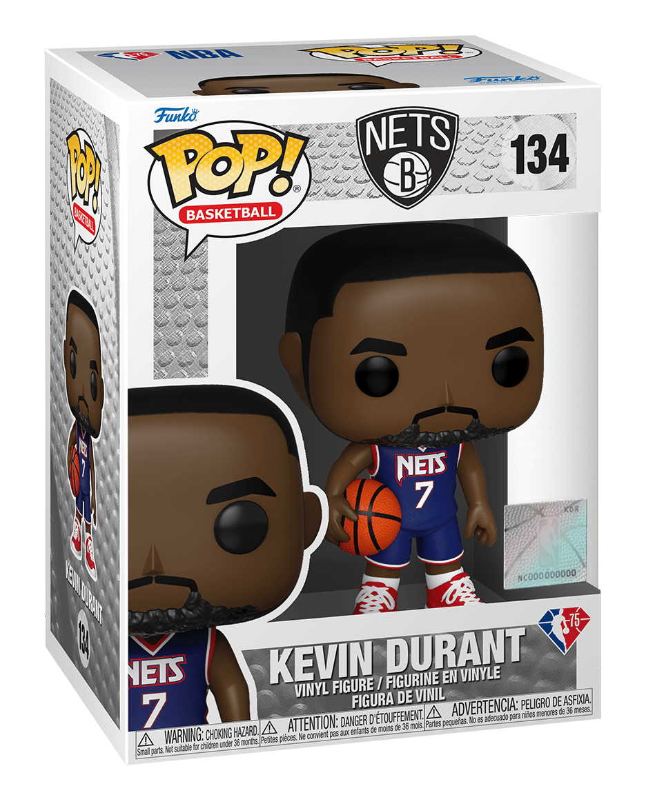 Funko Pop! Kevin Durant Brooklyn Nets NBA 134 Vinyl Figure in PopShield Protector