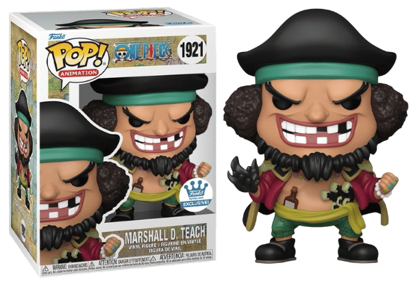 Funko Pop! Marshall D. Teach One Piece 1921 - Funko Shop Exclusive Vinyl Figure in PopShield Protector
