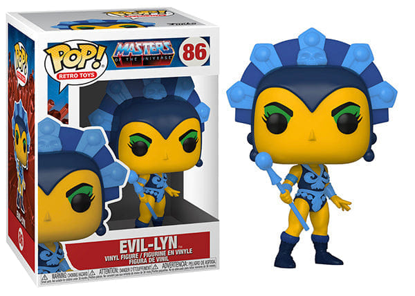 Funko Pop! Evil Lyn Retro Toys, Masters of the Universe 86 Vinyl Figure in PopShield Protector