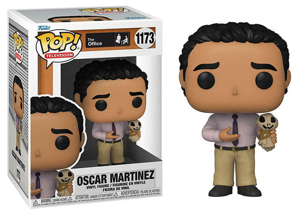 Funko Pop! Oscar Martinez w/ Scarecrow Doll, The Office 1173 Vinyl Figure in PopShield Protector