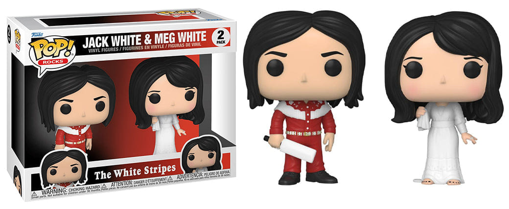 Funko Pop! Jack White & Meg White The White Stripes 2 - pk Vinyl Figure