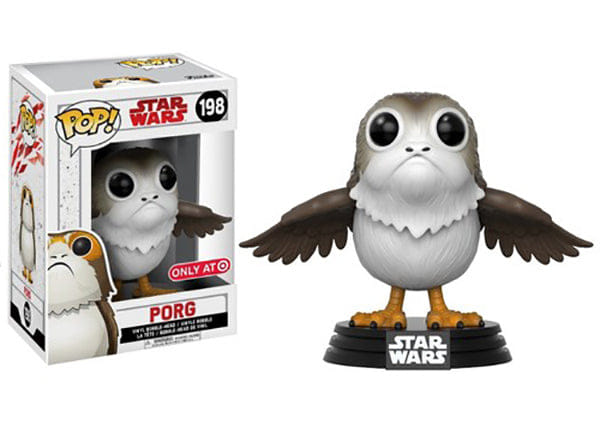 Funko Pop! Porg Open Wings, The Last Jedi 198 - Target Exclusive Vinyl Figure in PopShield Protector
