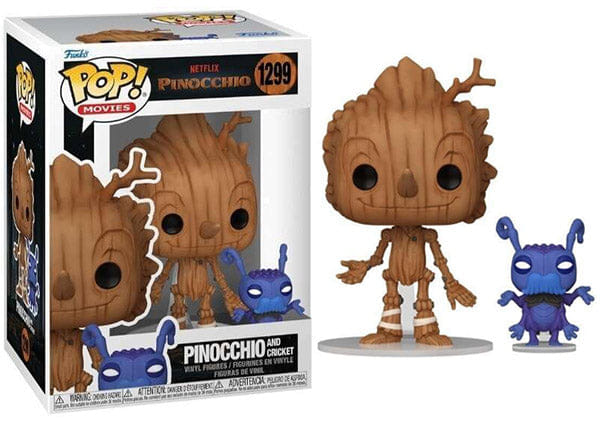 Funko Pop! Pinocchio & Cricket Netflix Pinocchio 1299 Vinyl Figure in PopShield Protector