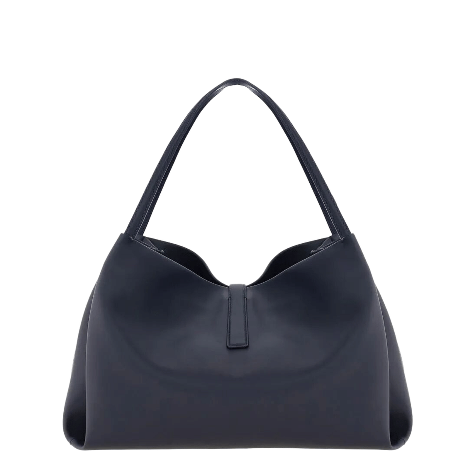 Ferragamo Large Leather Softened Tote Bag - NEW NAVY