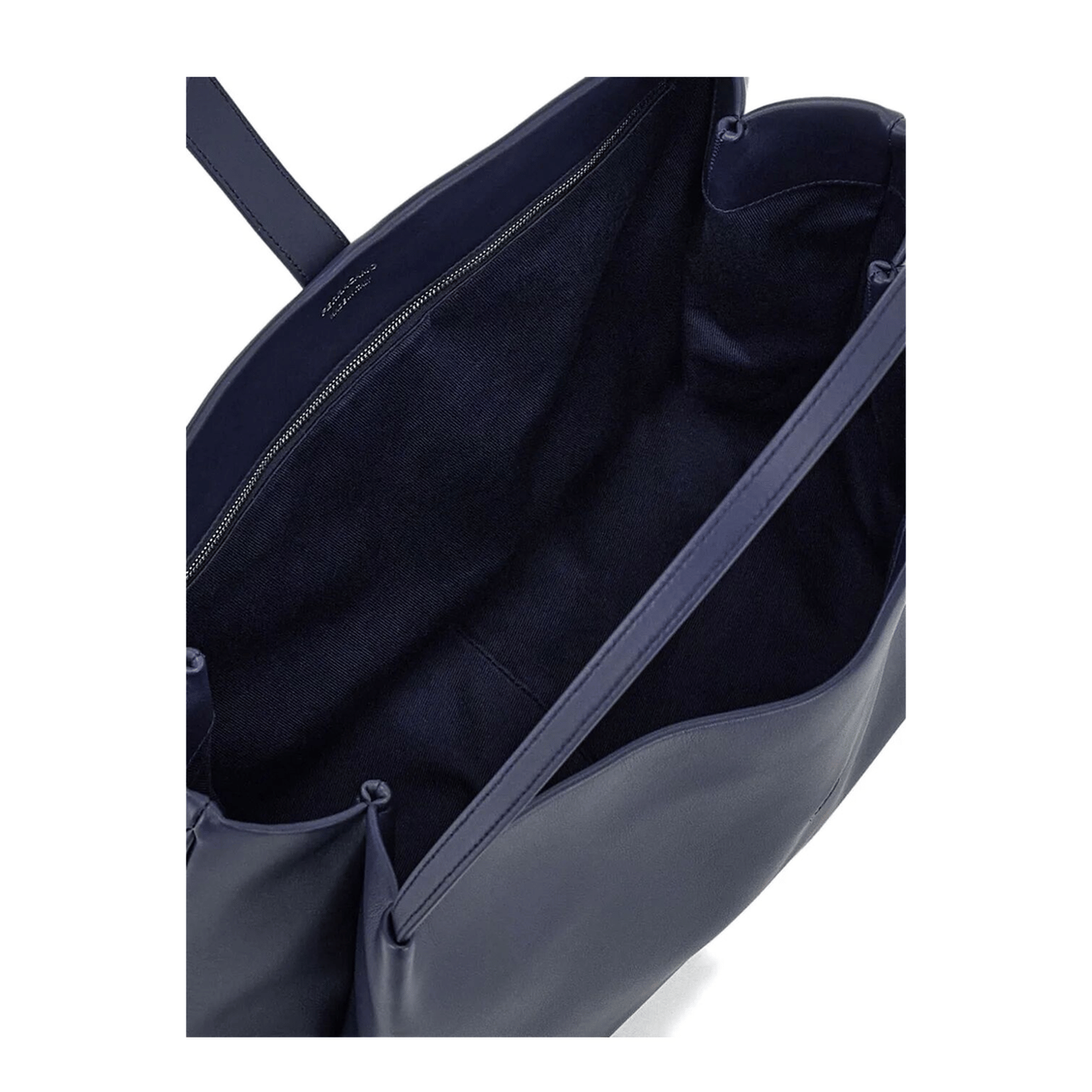 Ferragamo Large Leather Softened Tote Bag - NEW NAVY