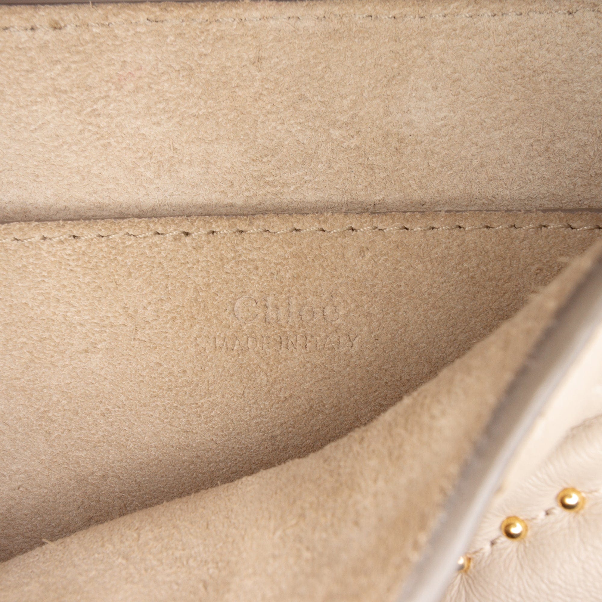 Chloé Mini Studded Leather Drew Bijou Satchel
