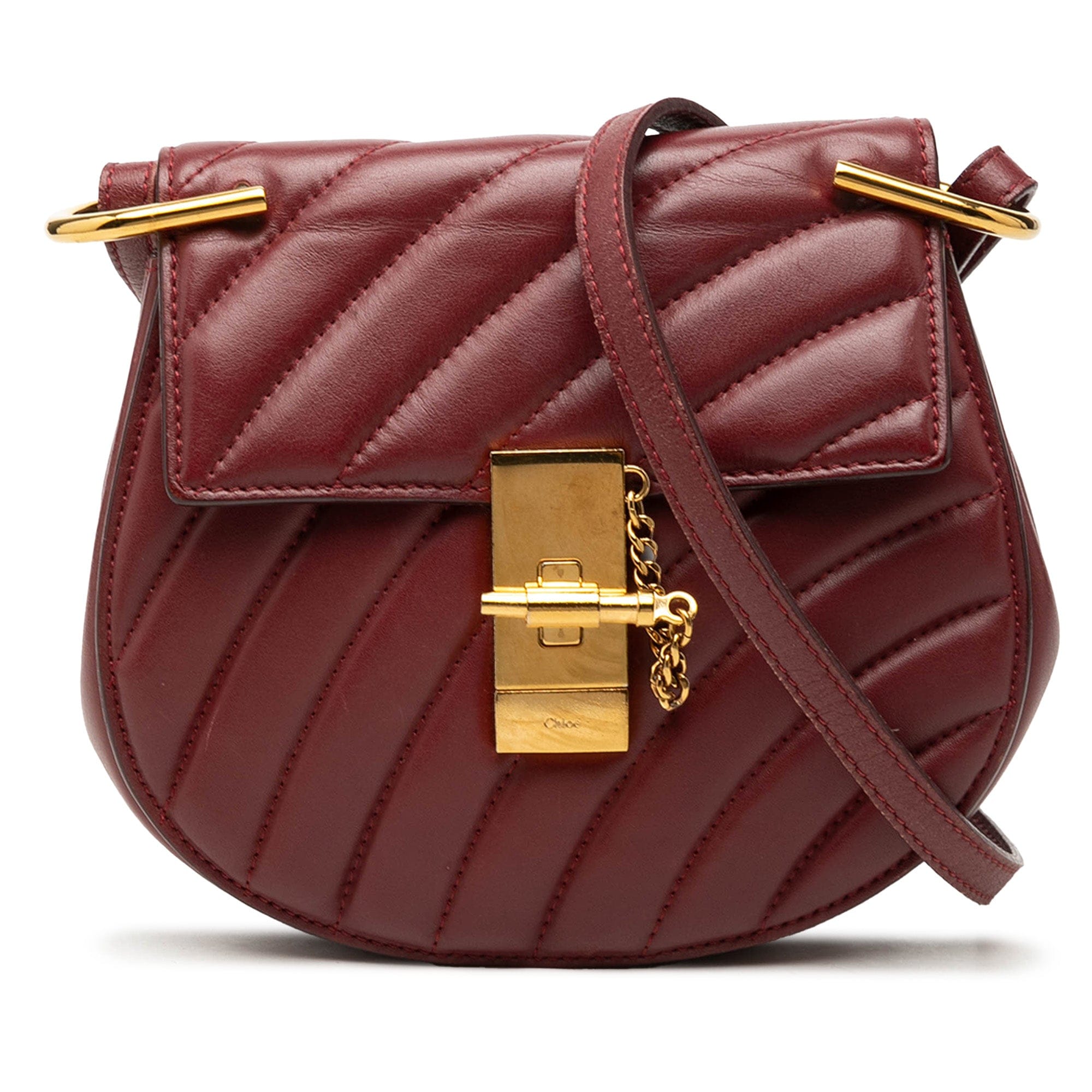 Chloé Mini Quilted Leather Drew Bijou Satchel