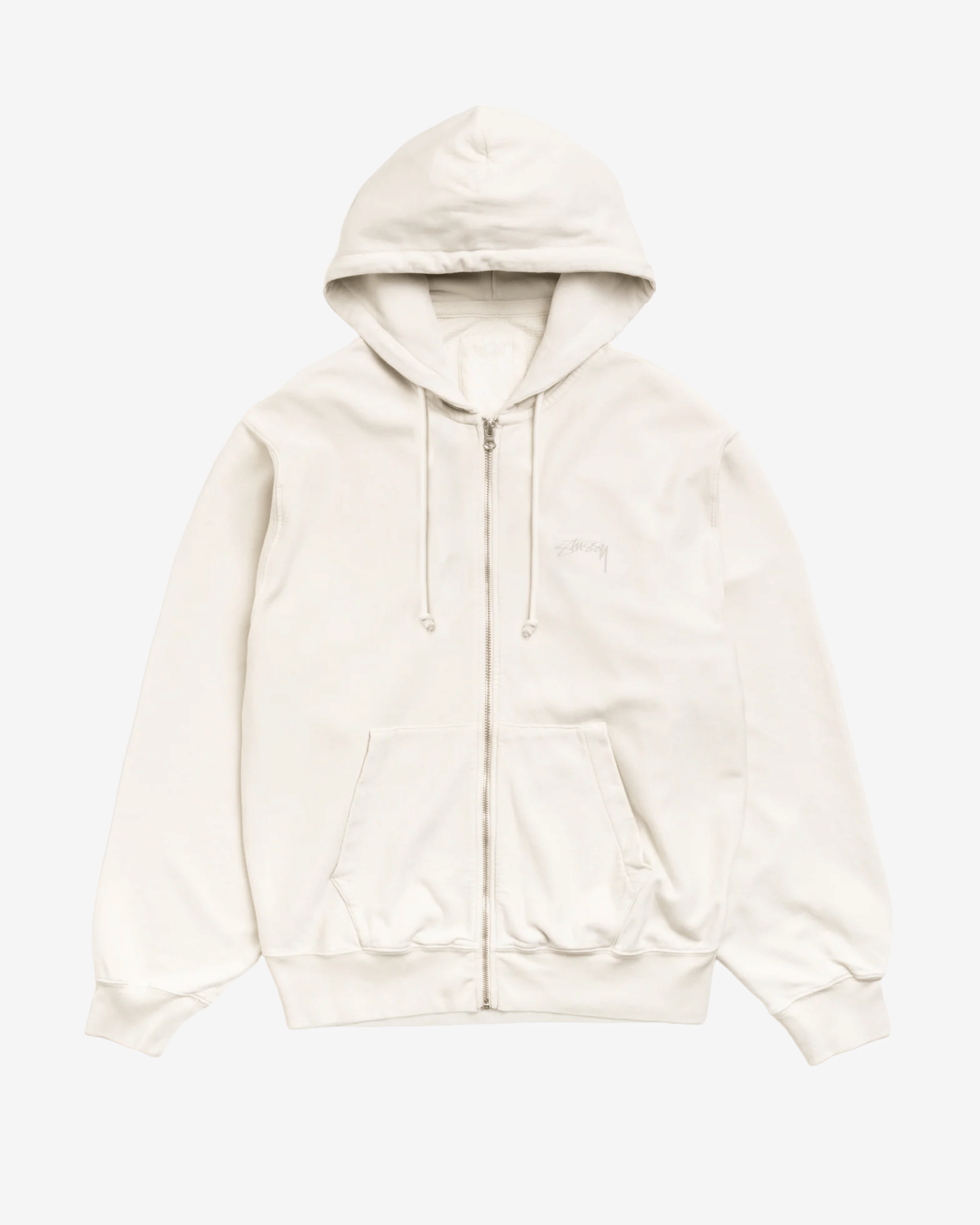 Stüssy - Men's Lightweight Terry Zip Hoodie - (Off - White)