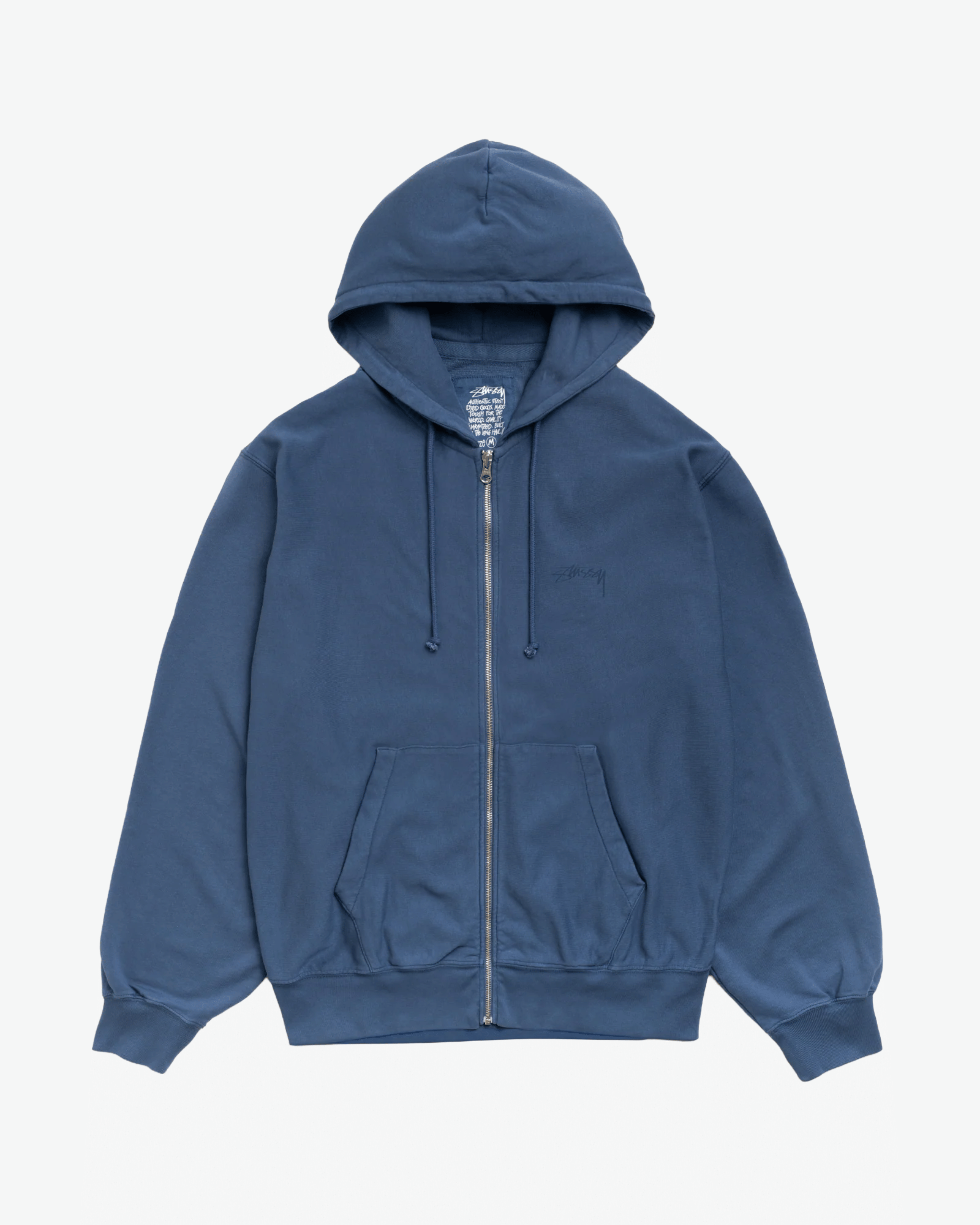 Stüssy - Men's Lightweight Terry Zip Hoodie - (Blue)